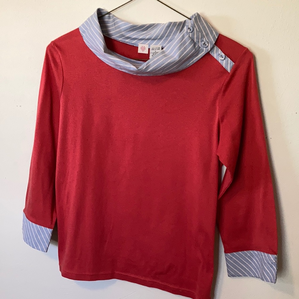 Anthropologie Boatneck Top - Never Worn - Size L